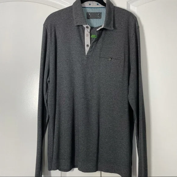 Ted Baker Long Sleeves Polo Shirt Sweater - Picture 1 of 7